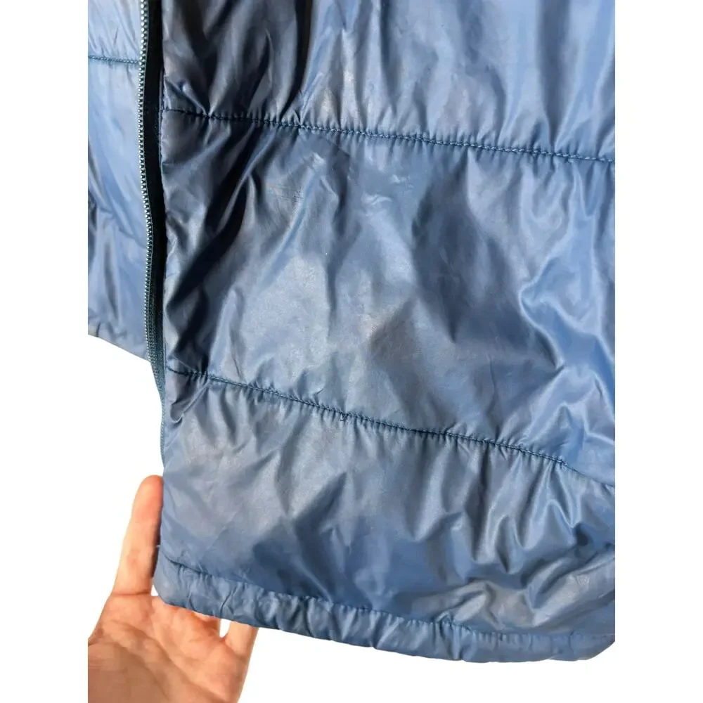 The North Face Mens Hooded Puffer Jacket Full Zip Outdoor Winter Gorpcore L
